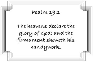 Psalm 19 1 2WB